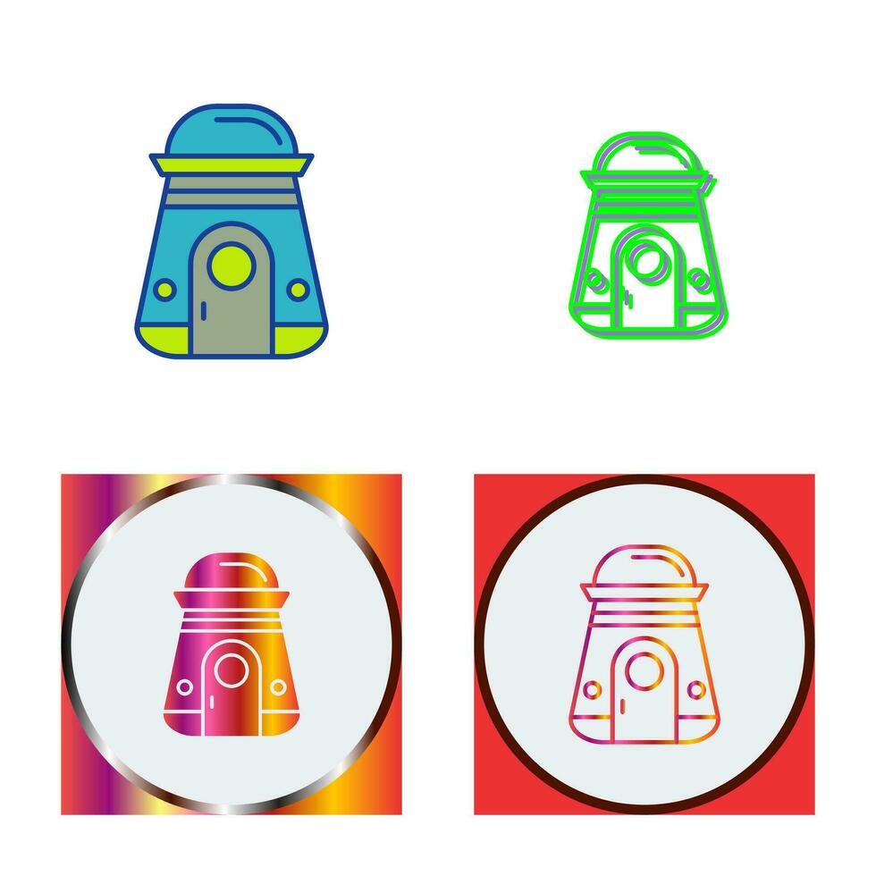 Space Capsule Vector Icon