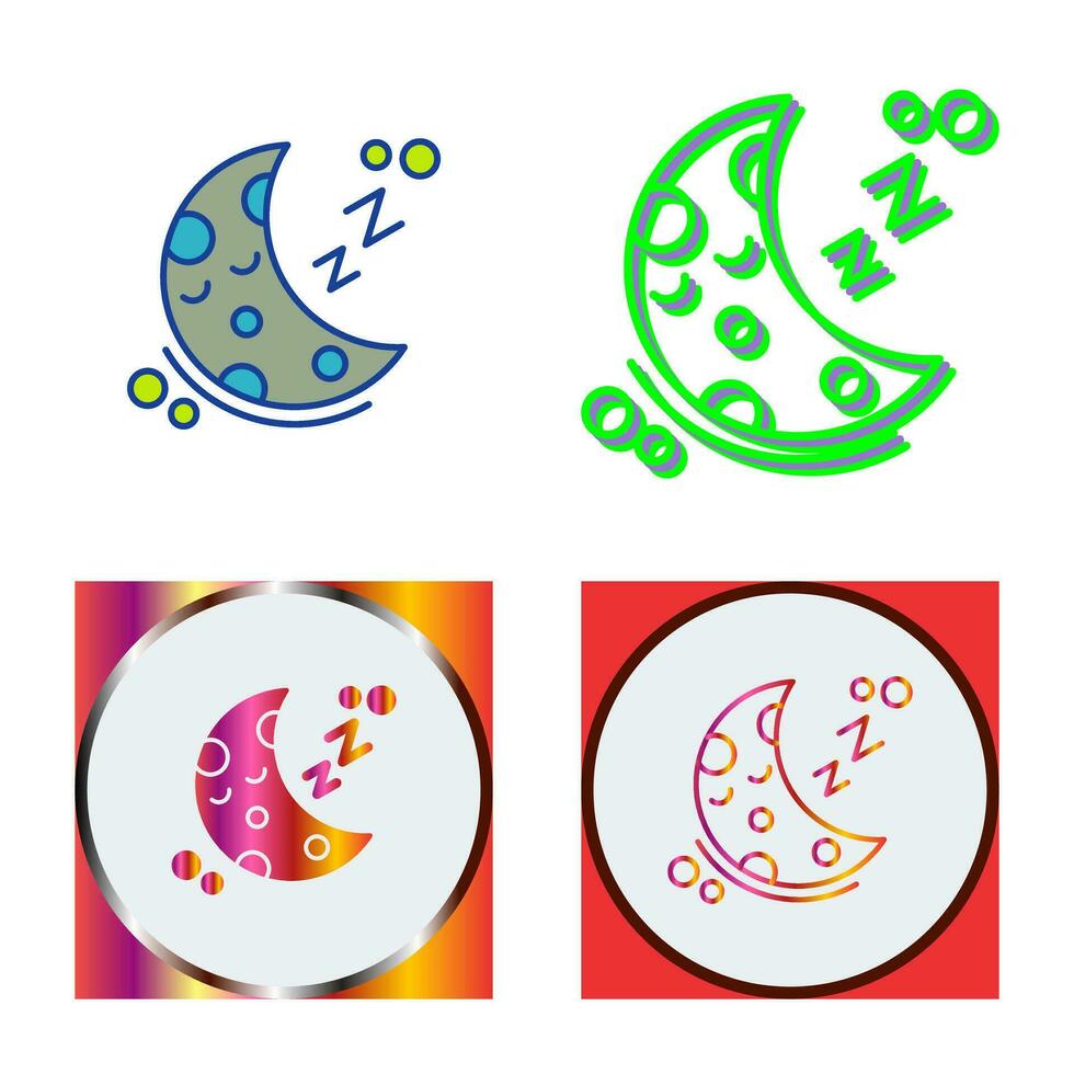 Sleeping Vector Icon