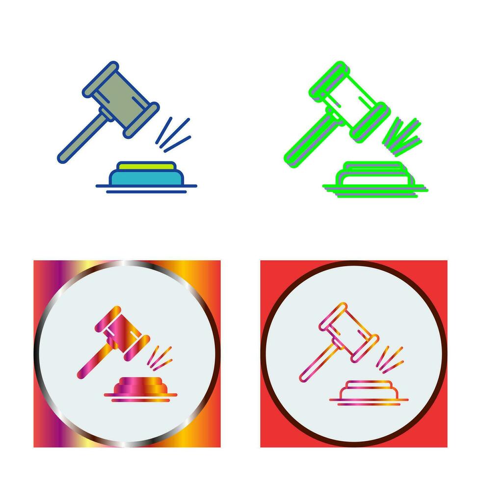 Gavel Vector Icon