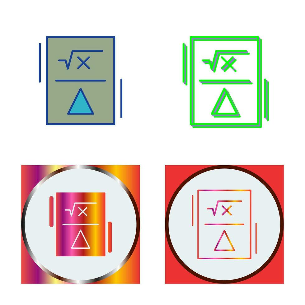 Formula Vector Icon