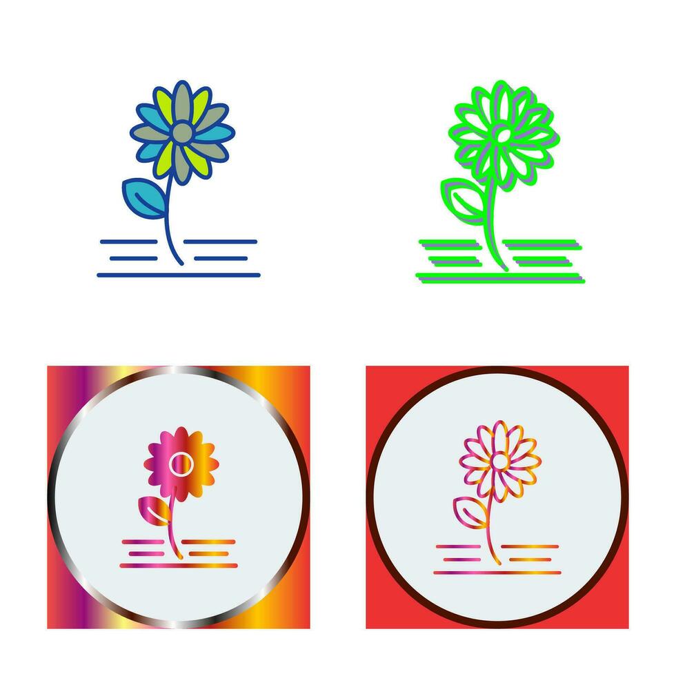 icono de vector de flores