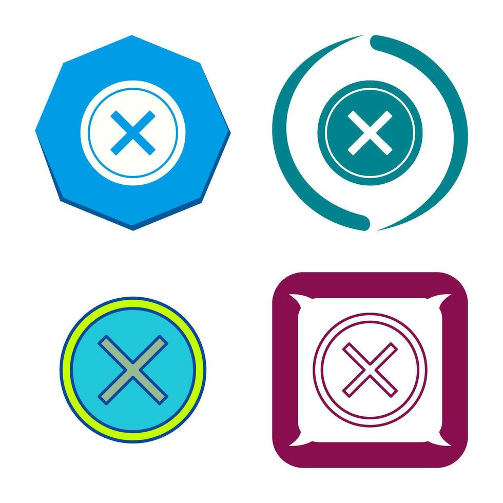 Do Not Cross Vector Icon