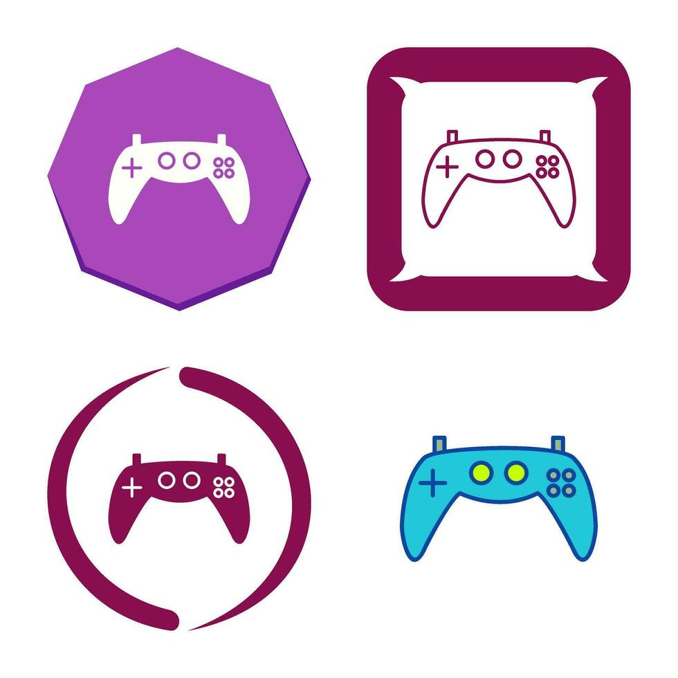 icono de vector de consola de juegos único