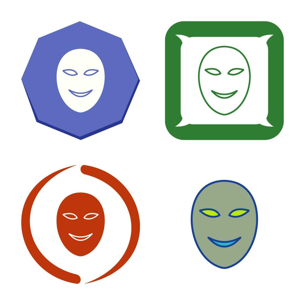 Ancient Face Mask Vector Icon