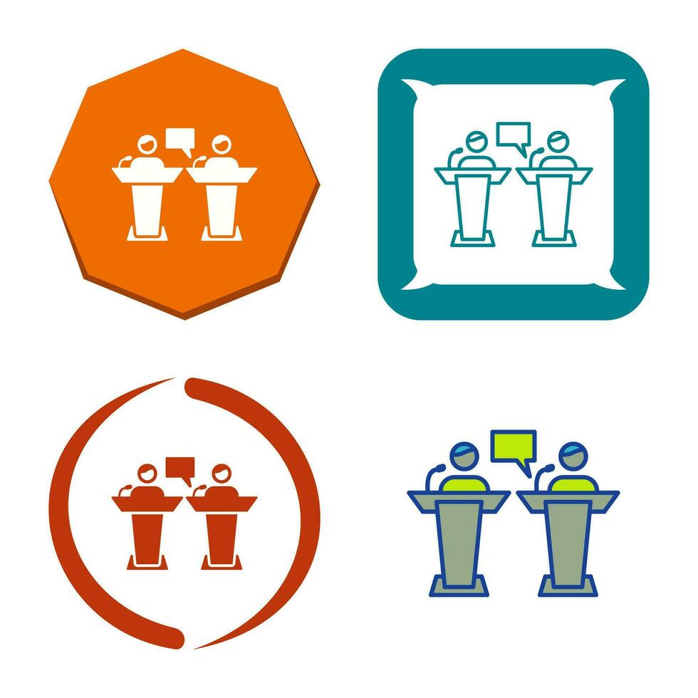 Debate Vector Icon