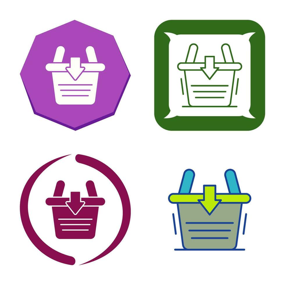 Add To Basket Vector Icon