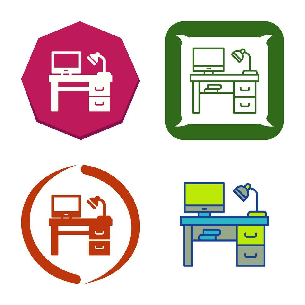 Desk Vector Icon