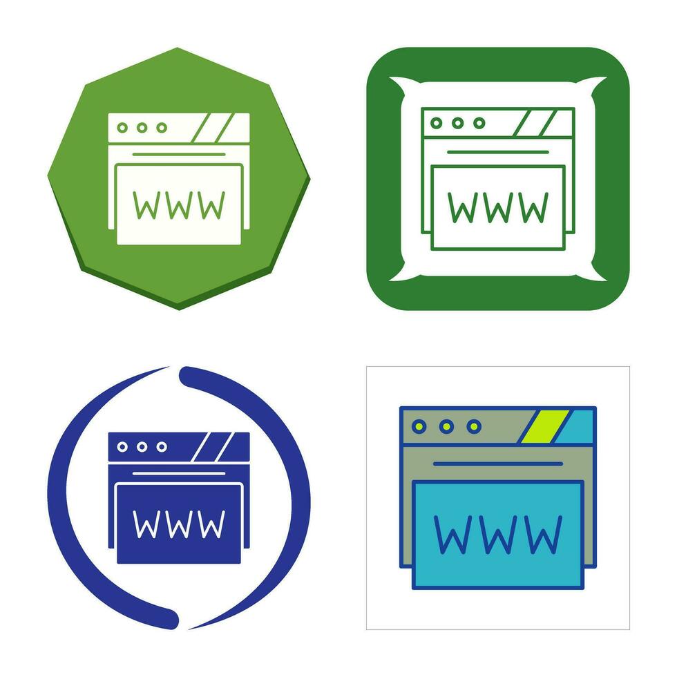 Web Browser Vector Icon