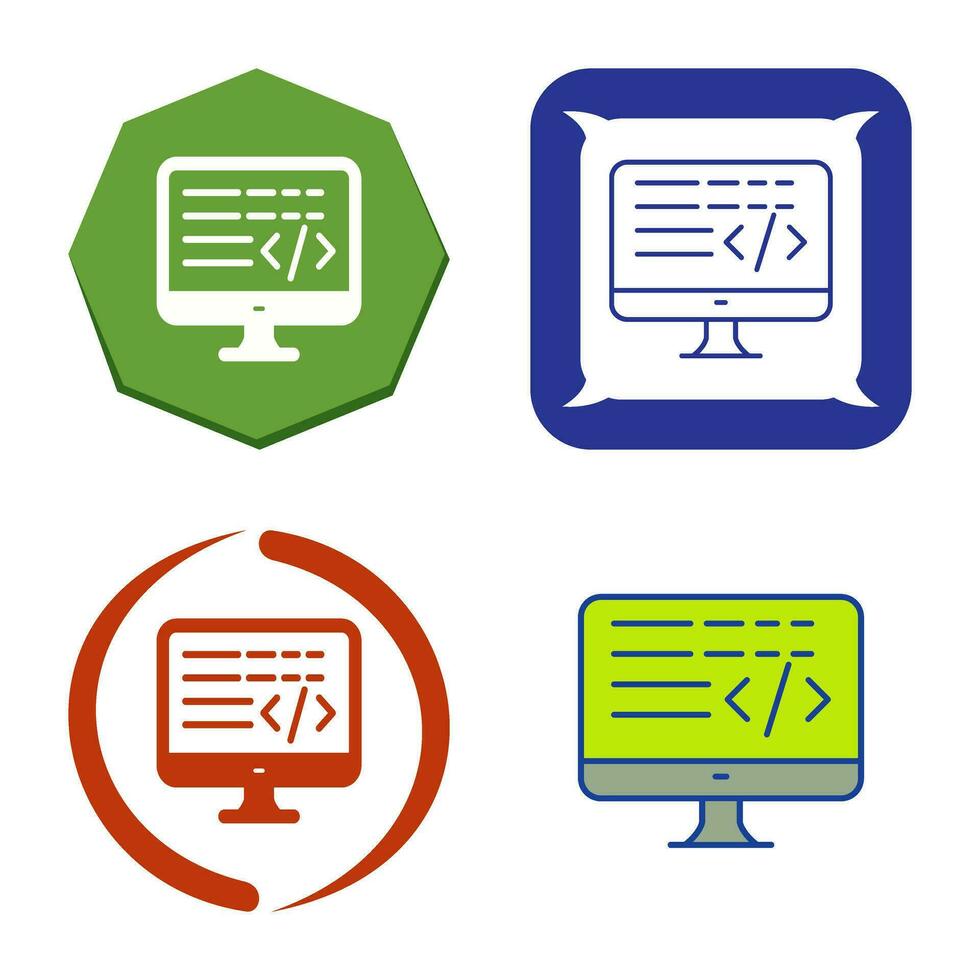 Coding Vector Icon
