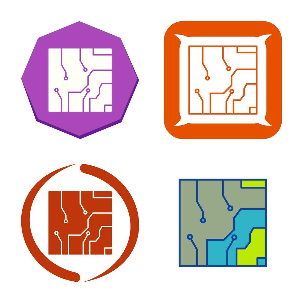 Electrical circuit Vector Icon