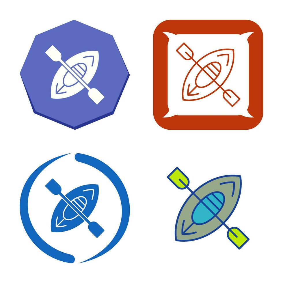 Kayak Vector Icon