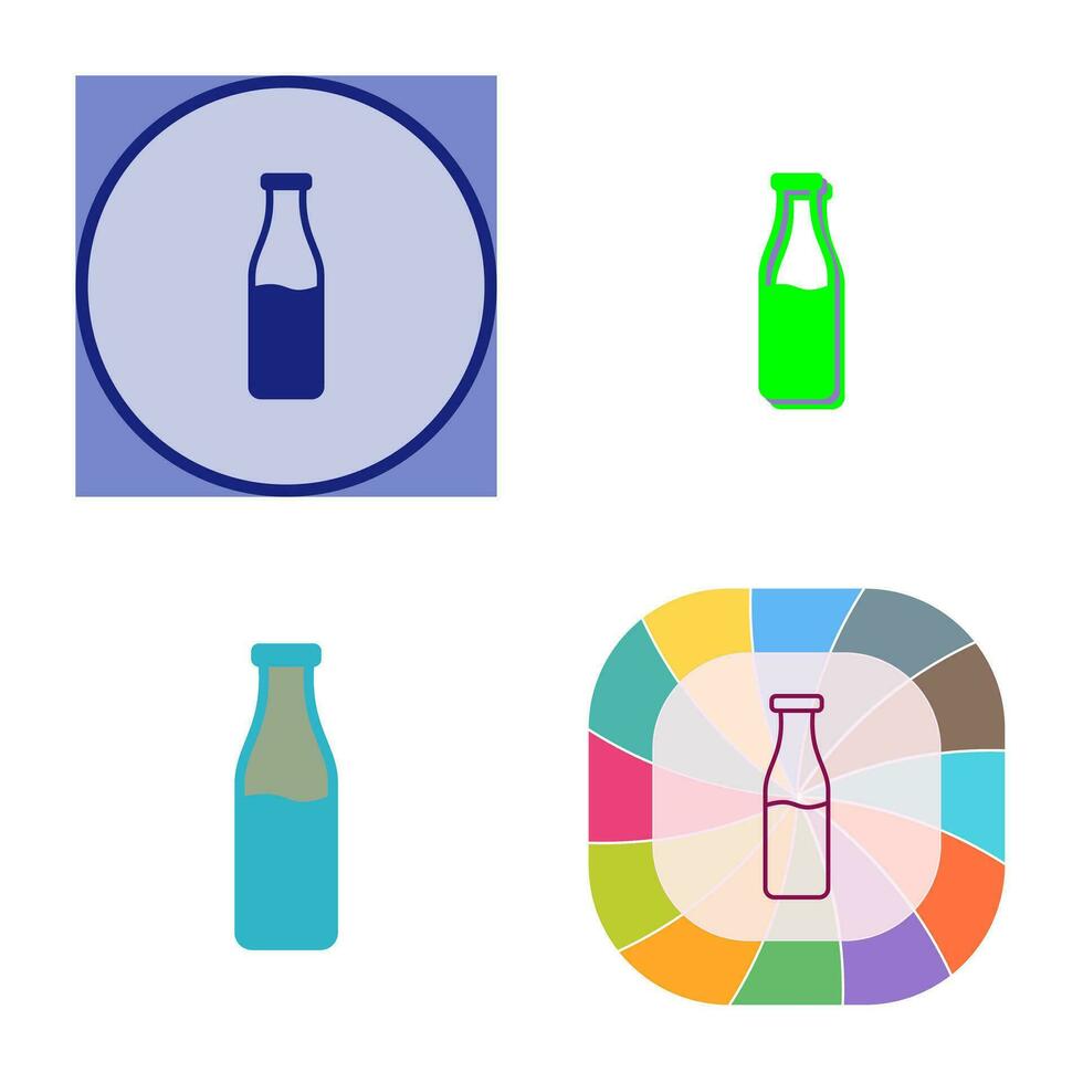 Milk Bottle Vector Icon