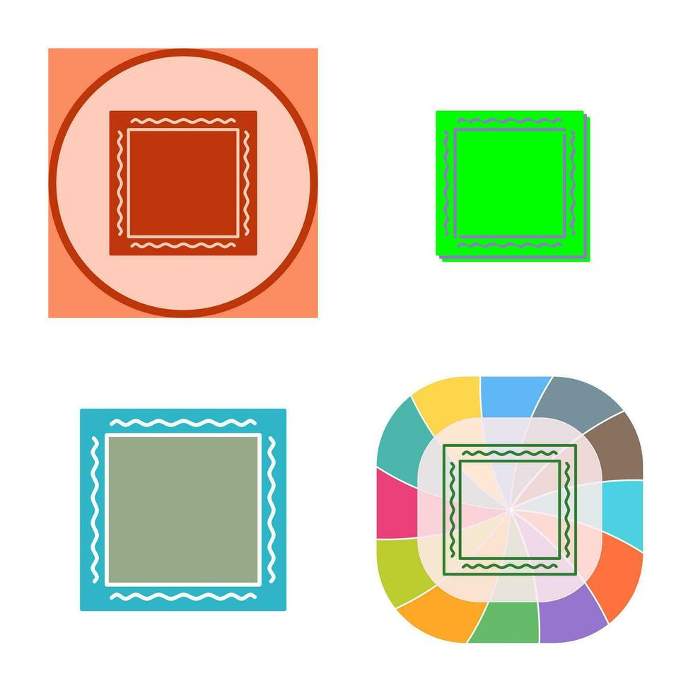 Unique Frame Vector Icon