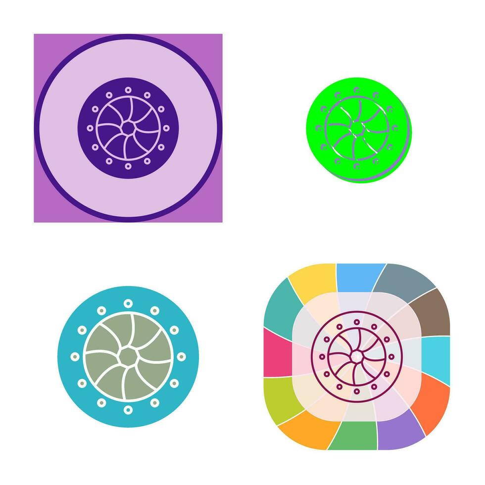 Unique Optical Diaphram Vector Icon