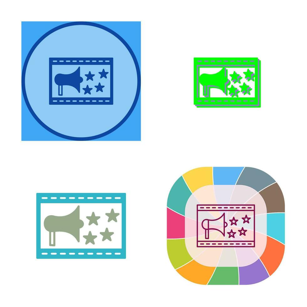 Unique Website Promotion Vector Icon
