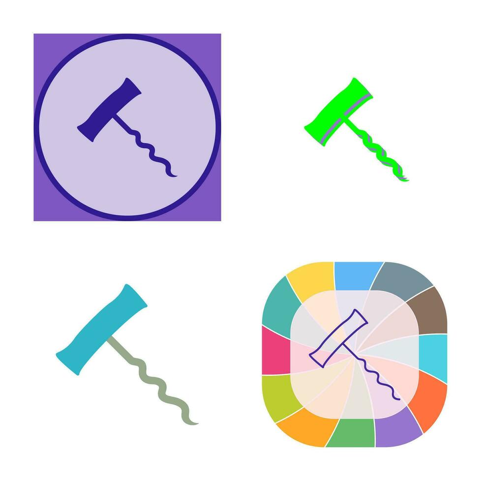 Unique Corkscrew Vector Icon