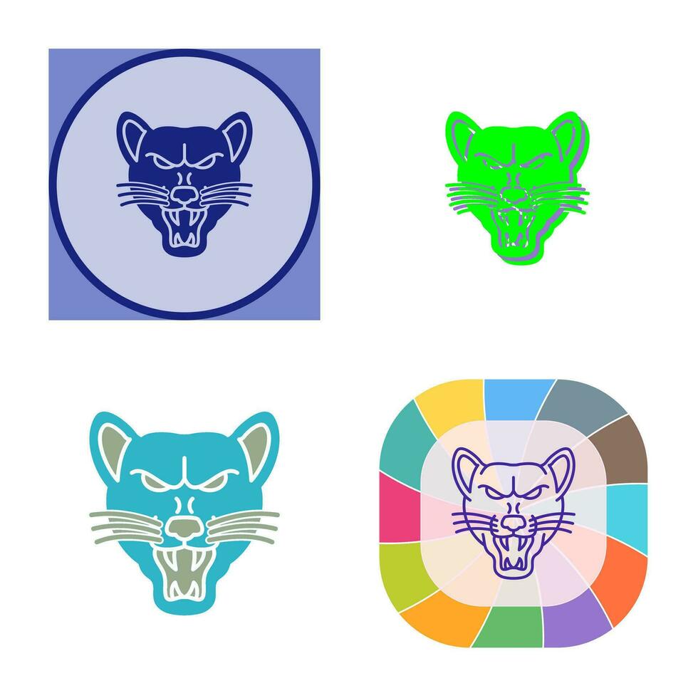 icono de vector de lobo