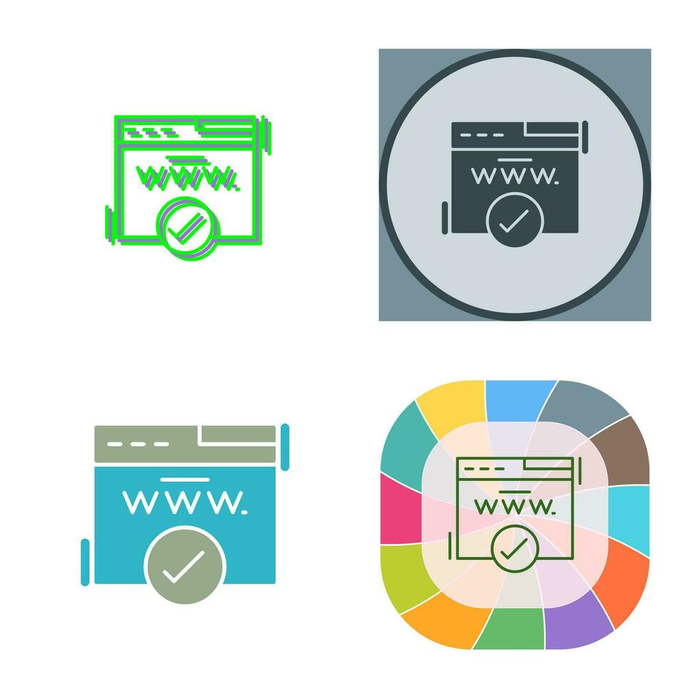 Domain Vector Icon