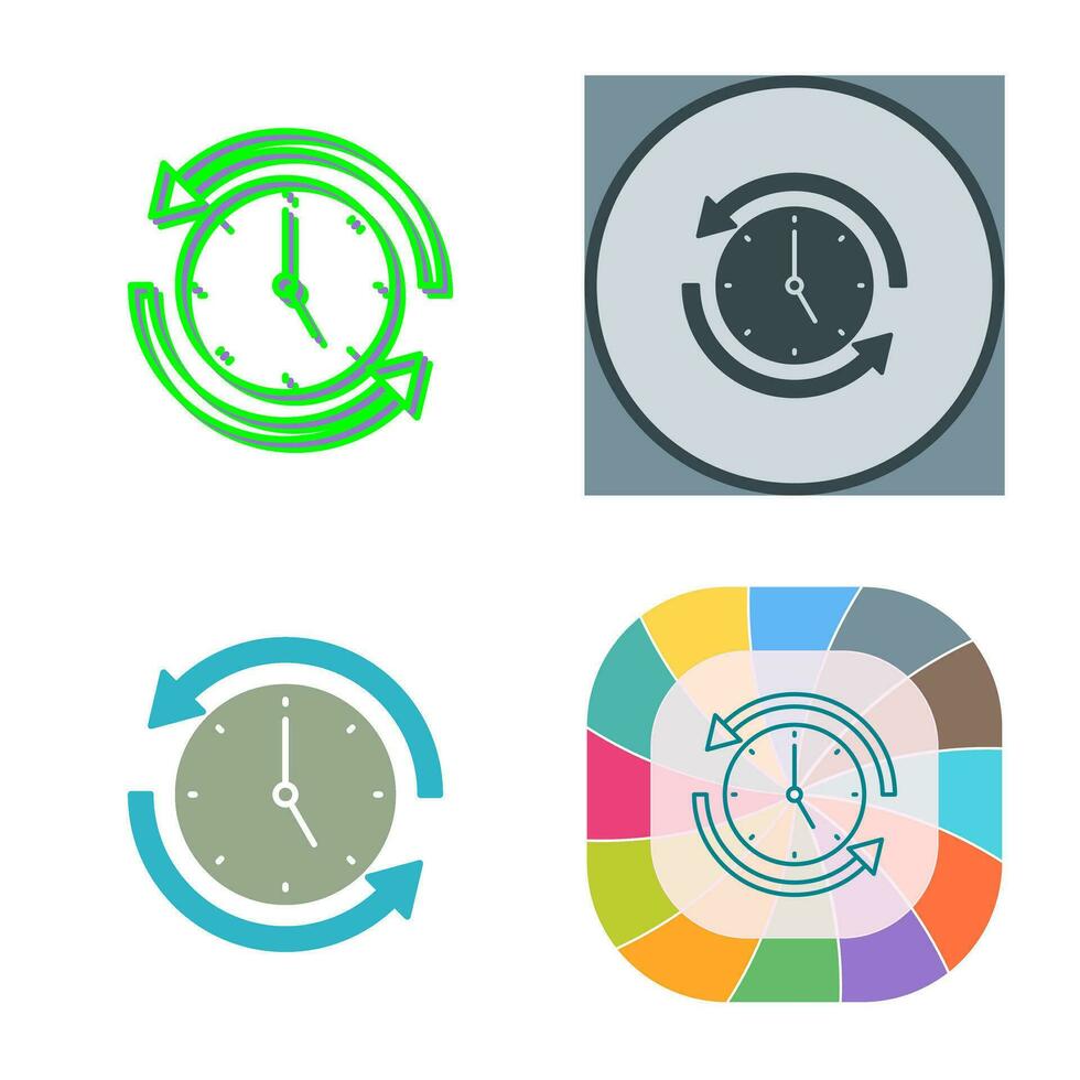 Run Time Vector Icon
