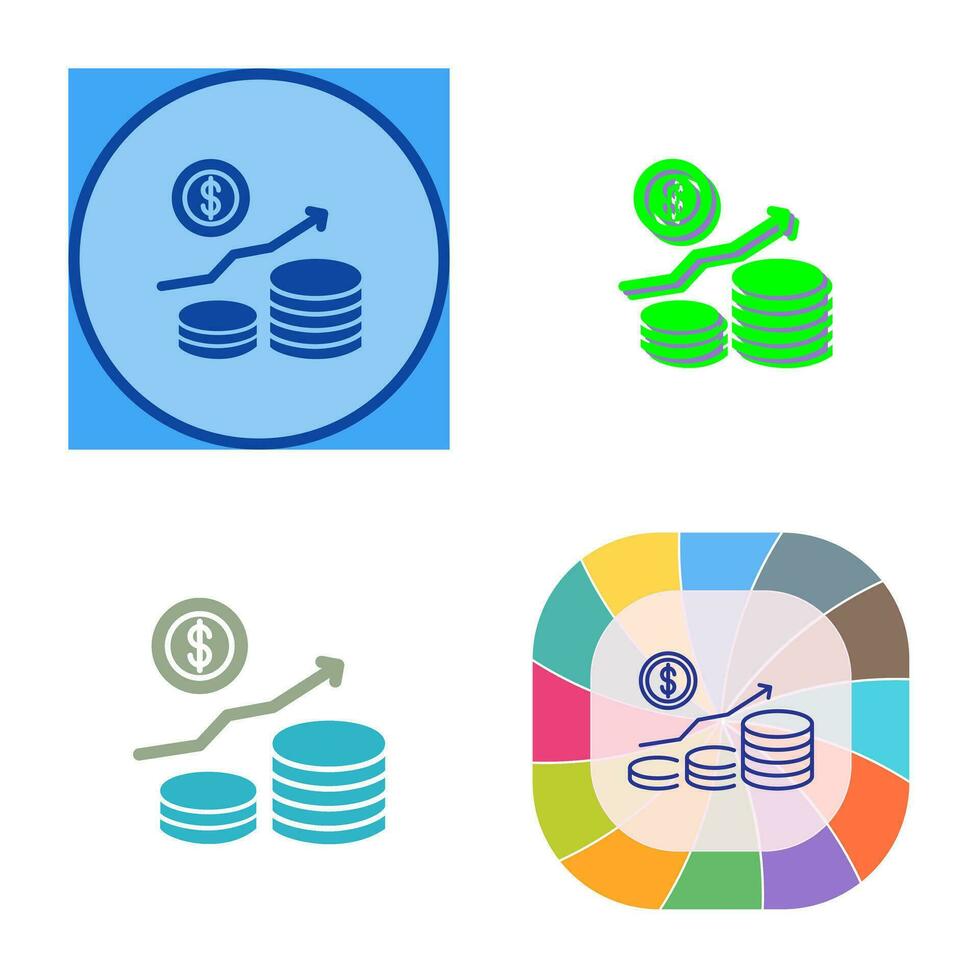 Money Growth Vector Icon