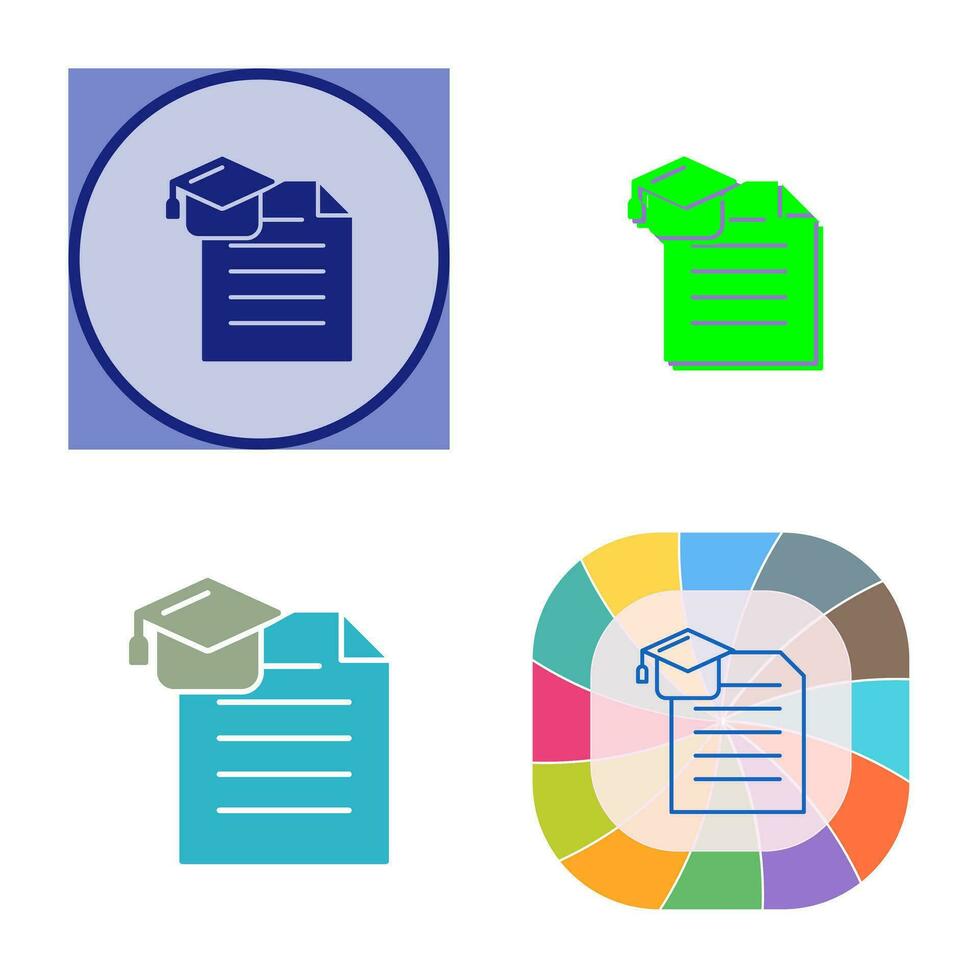 Degree Vector Icon