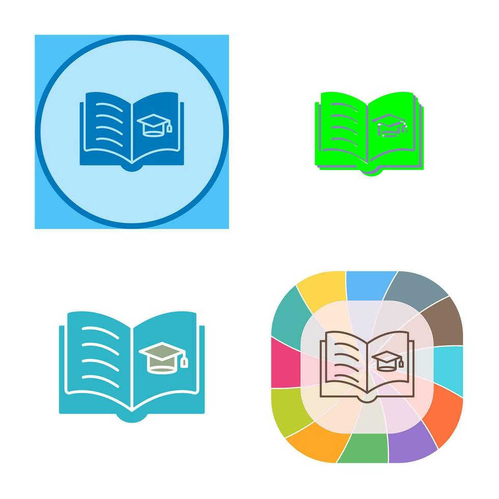 Open Book Vector Icon