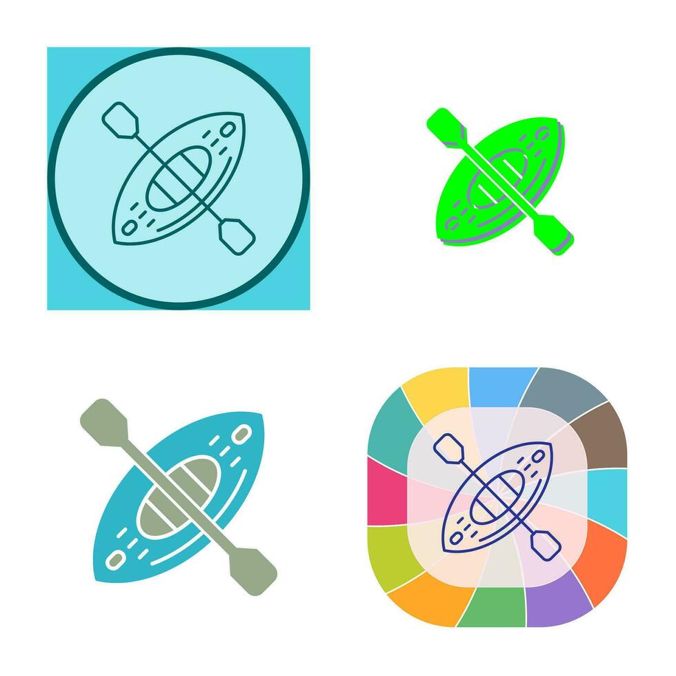 Kayak Vector Icon