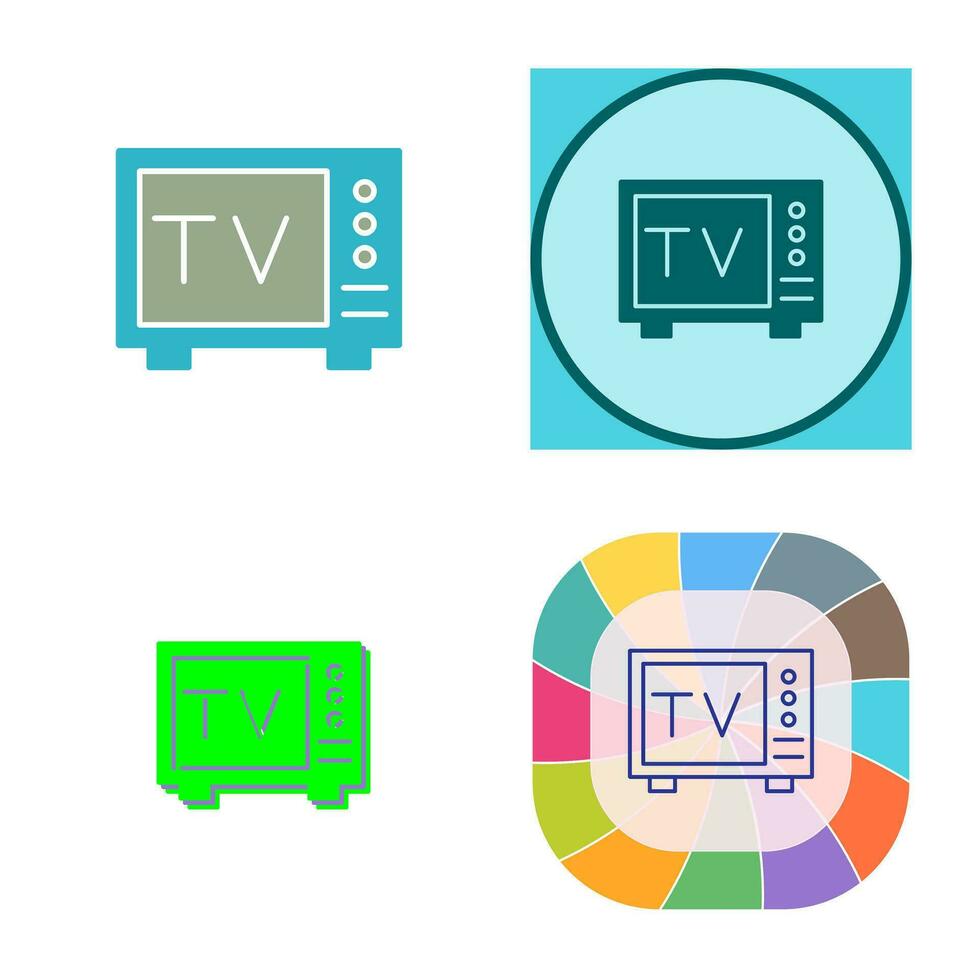 icono de vector de tv