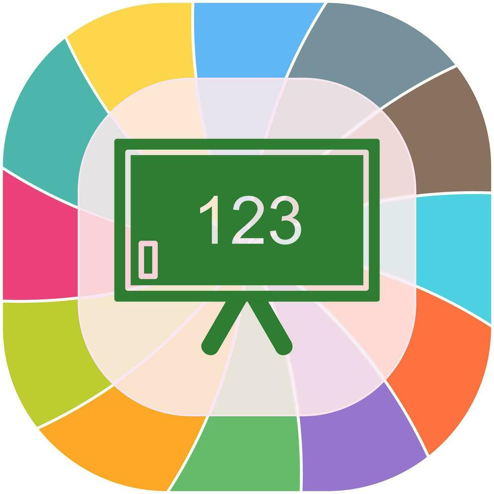 Unique Classroom Board Vector Icon