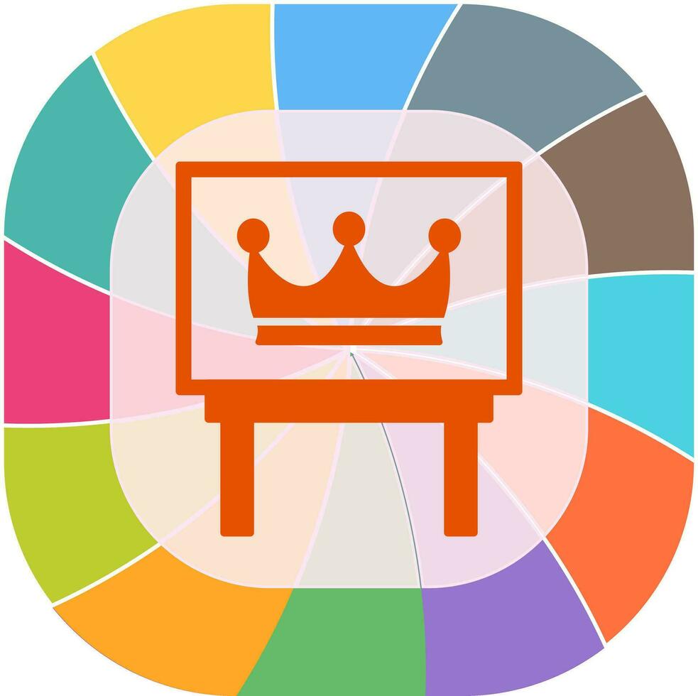 Crown Exhibit Vector Icon