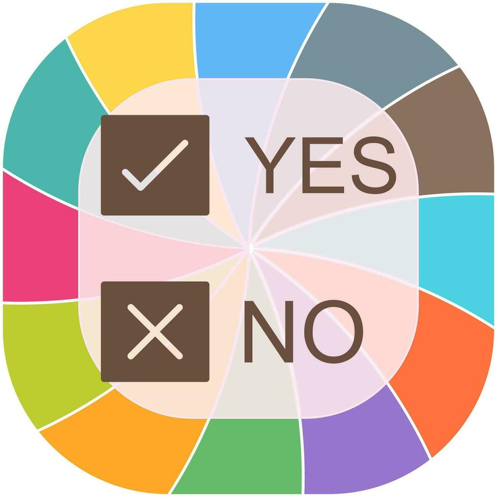 Yes No Option Vector Icon 31681968 Vector Art at Vecteezy