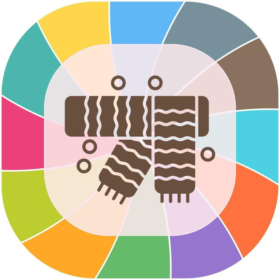 Winter Scarf Vector Icon