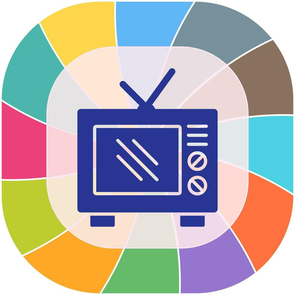 Old TV Vector Icon