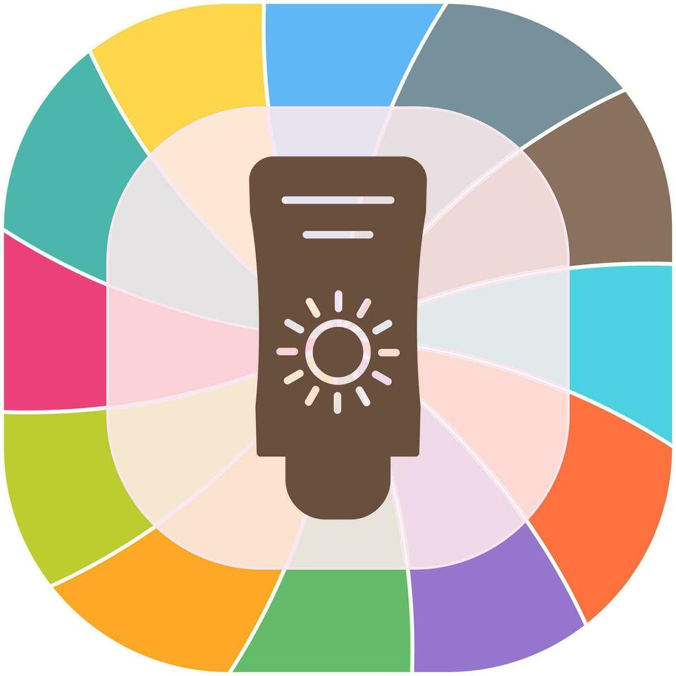 Sun Cream Vector Icon