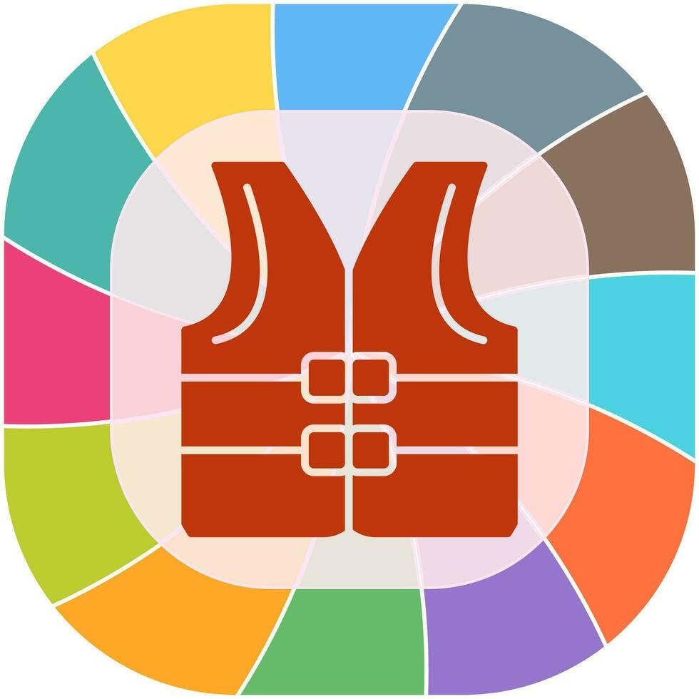 Life jacket Vector Icon