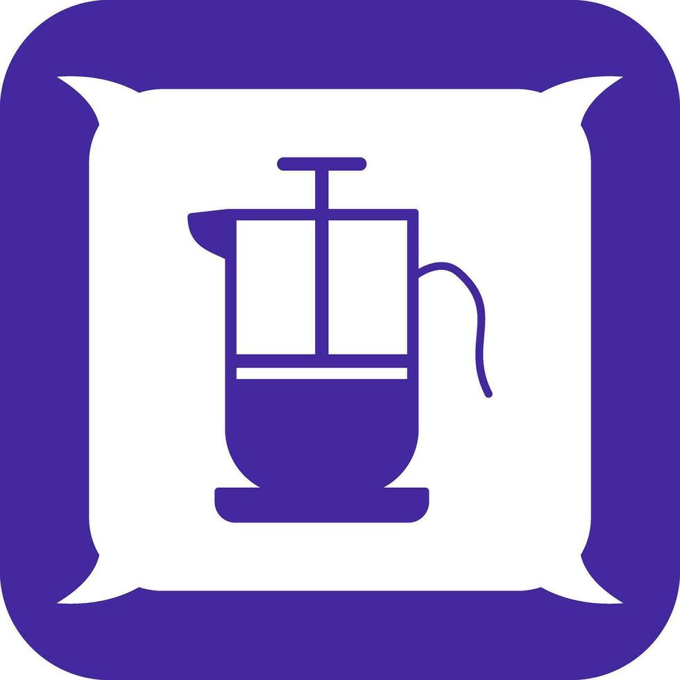 French Press Vector Icon