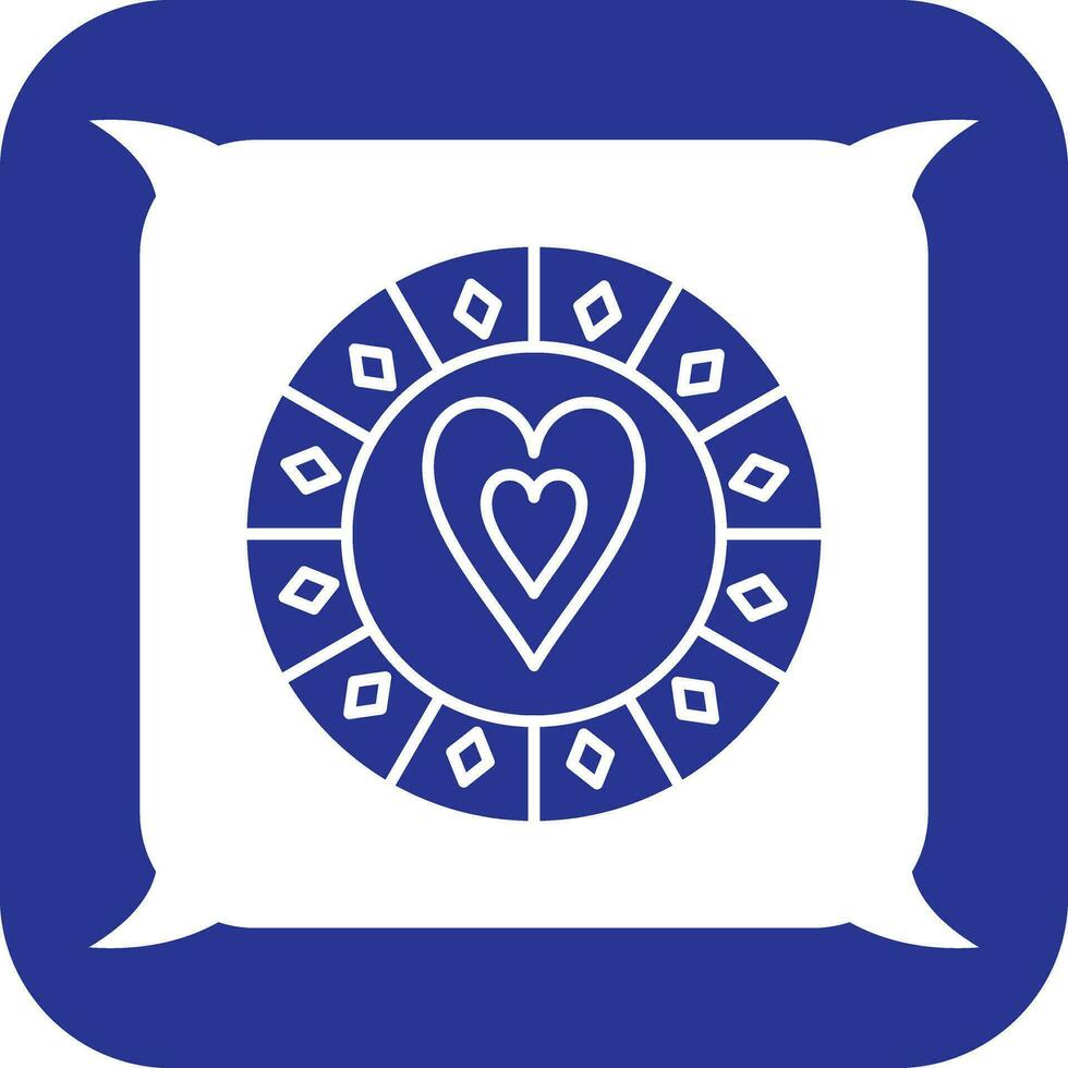 Heart Chip Vector Icon