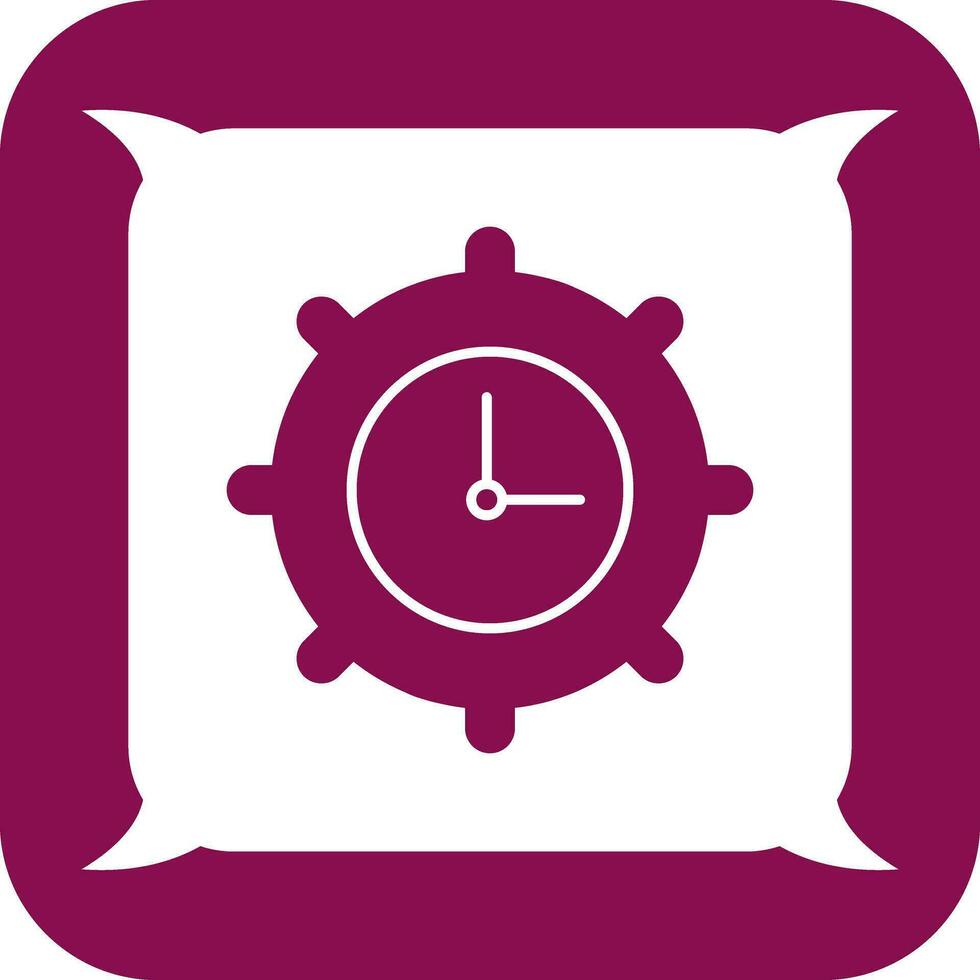 Time Settings Vector Icon