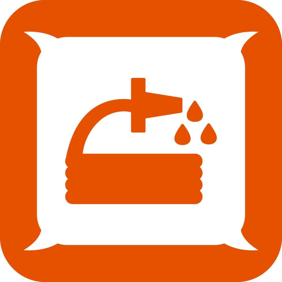 Unique Water Hose Vector Icon