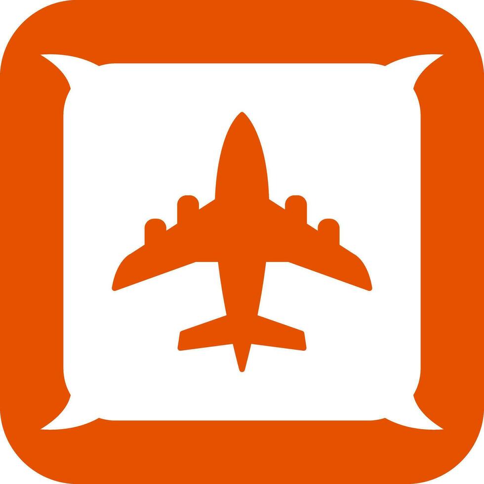 icono de vector de avión