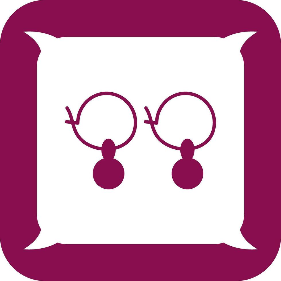 Earrings Vector Icon