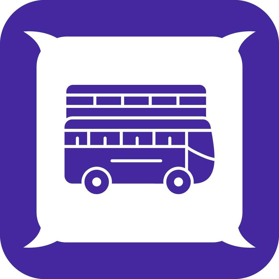 Double Bus Vector Icon