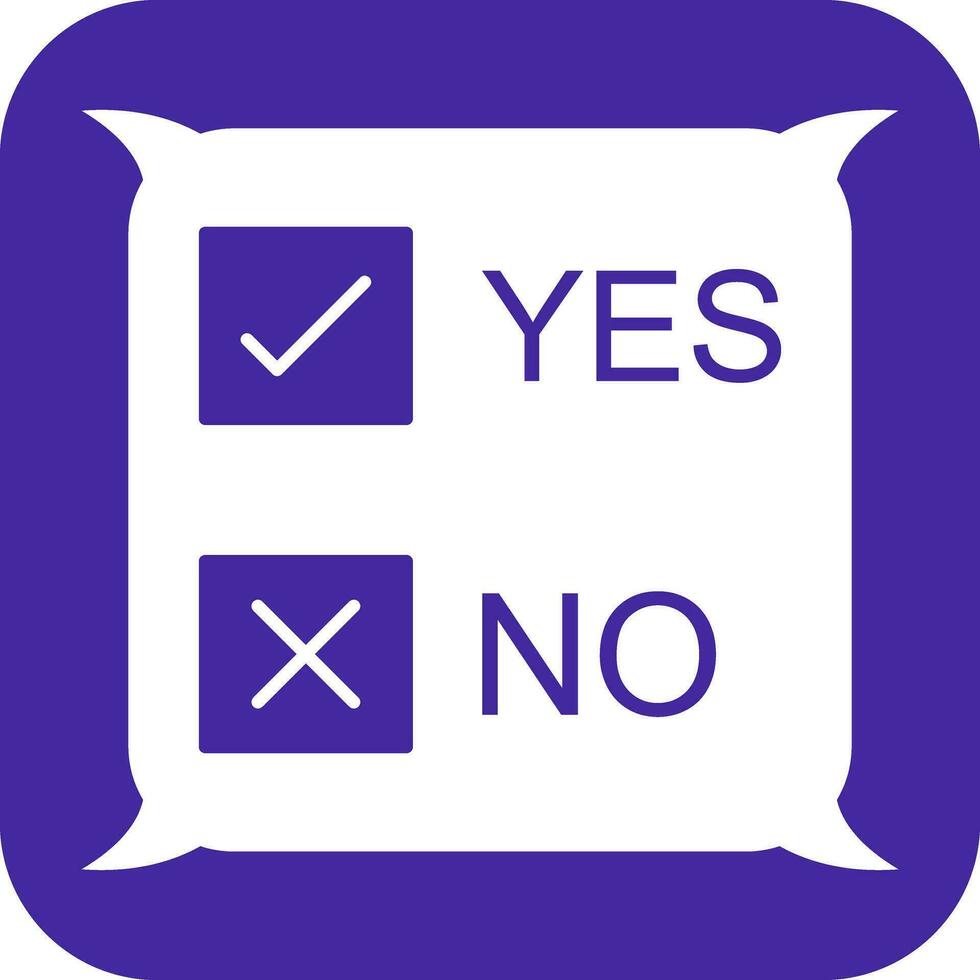Yes No Option Vector Icon 31683667 Vector Art at Vecteezy