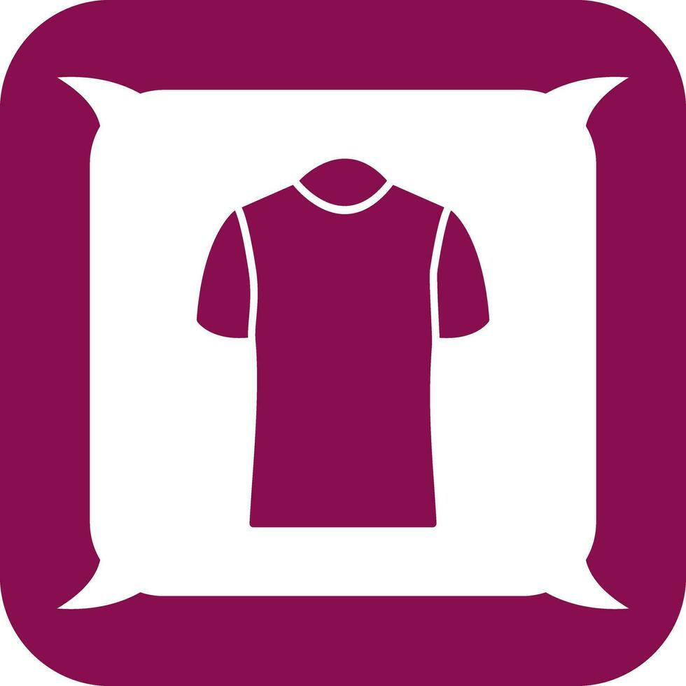 icono de vector de camisa de polo