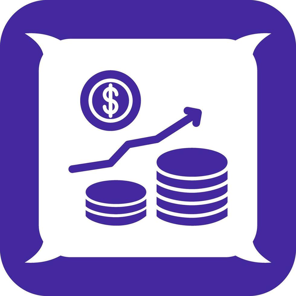 Money Growth Vector Icon