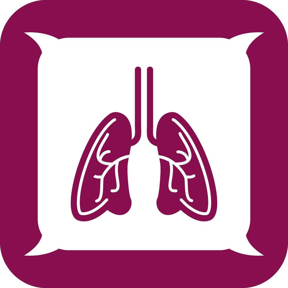 Lungs Vector Icon