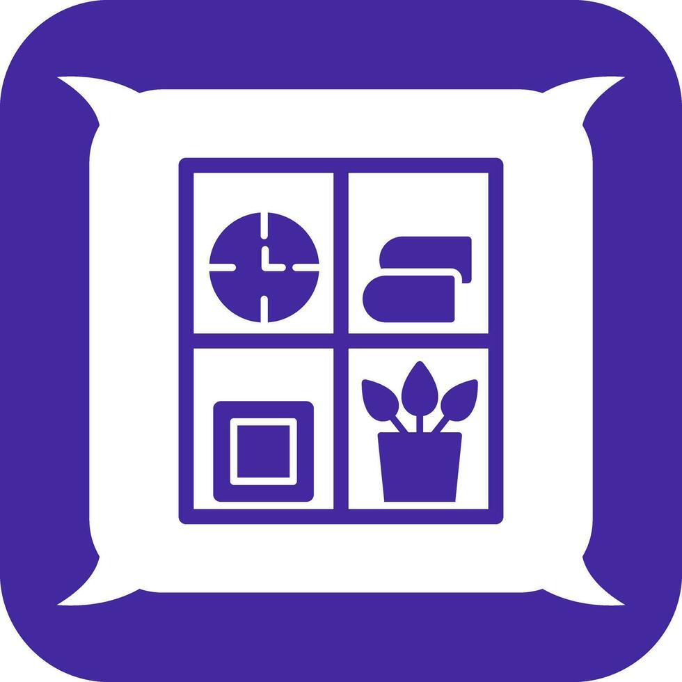 Bookshelf Vector Icon