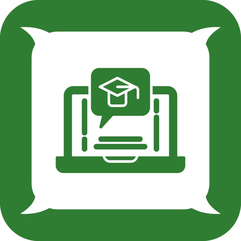 E Learning Vector Icon