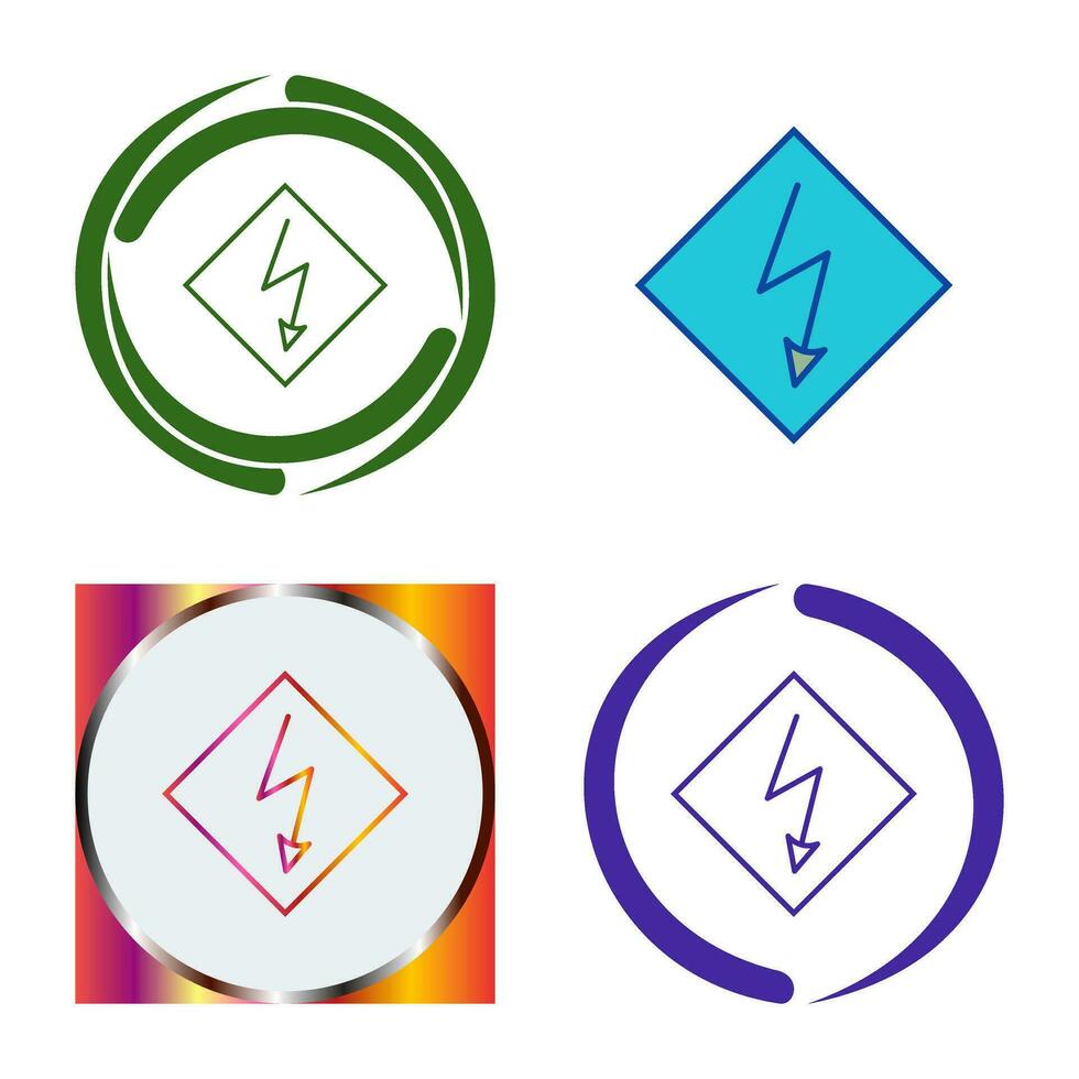High Voltage Vector Icon