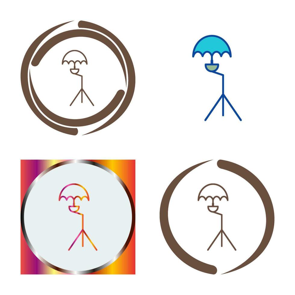 Unique Umbrella Stand Vector Icon